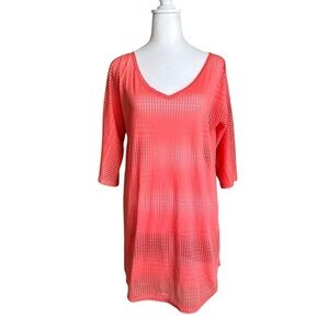 ONeill Womens XL Pink Beach Cover Up Shirt Size XS/S
